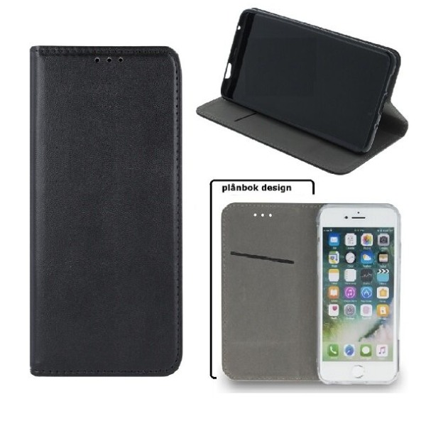 Sony Xperia 10 Plus - Smart Magnetic Case -mobiililompakko - musta Black