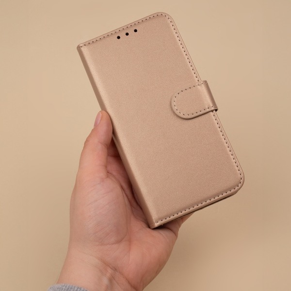 Samsung Galaxy A35 5G  Book Case Fodral Mobilplånbok Guld Gold