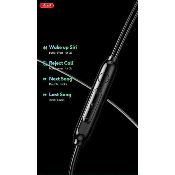 USB-C In-Ear Hörlurar med Mikrofon iPhone 15,16 /Samsung /Android Vit