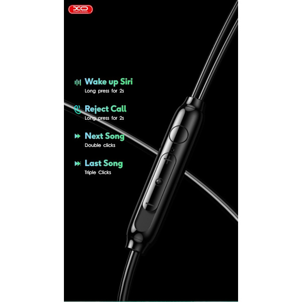 USB-C In-Ear Hörlurar med Mikrofon iPhone 15,16 /Samsung /Android White