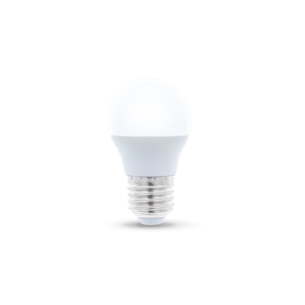 4-Pack kallvit LED-lampa E27 6W 480lm (6000K) Vit