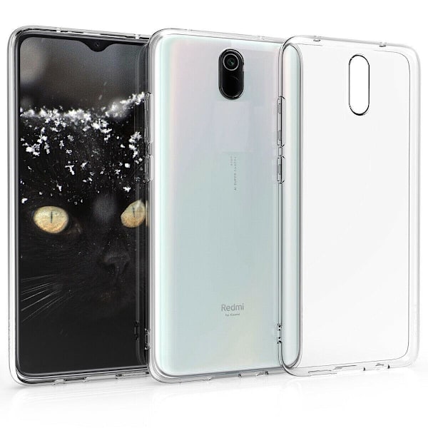 Xiaomi Redmi 8A - Transparent 1,8 mm Slim Skal Svart