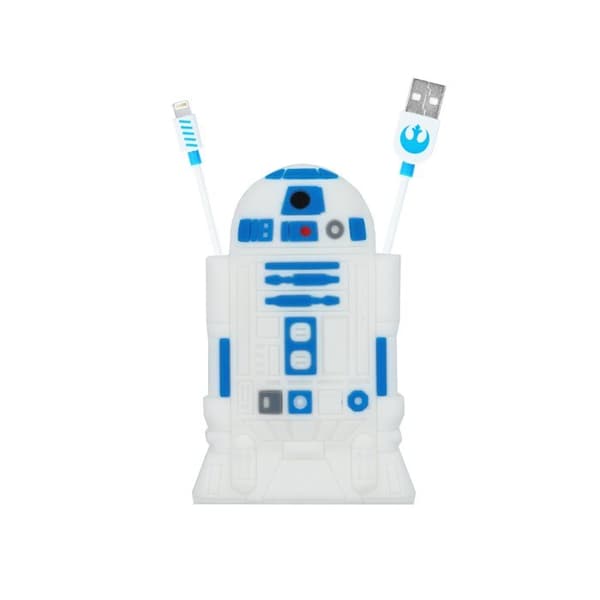 Star Wars R2D2 Lightning kabel för iPhone iPad iPod White