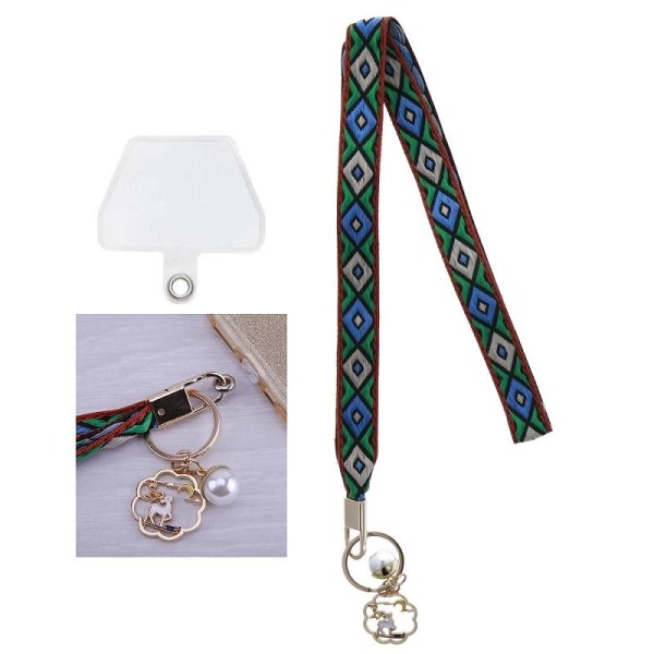 Universal Fancy Neck Strap Lanyards Rope til Mobile / Keys Multicolor