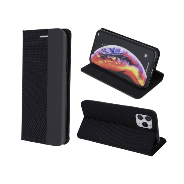 iPhone 11 Pro Max - Smart Senso Case -mobiililompakko - musta Black