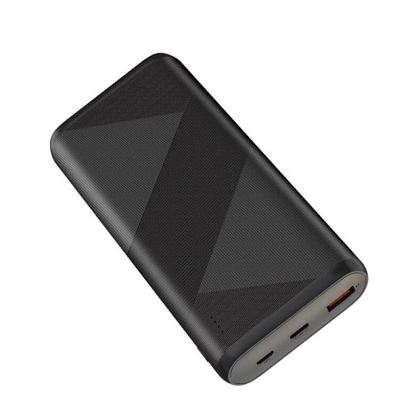 20000mAh Quick Charge QC18W - PD 20W USB-C Powerbank Black