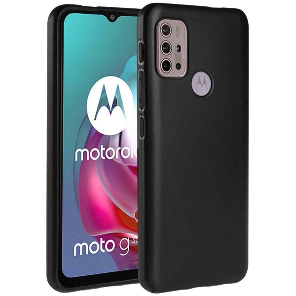 Motorola Moto G71 5G - Silicon TPU pehmeä kansi - musta Black