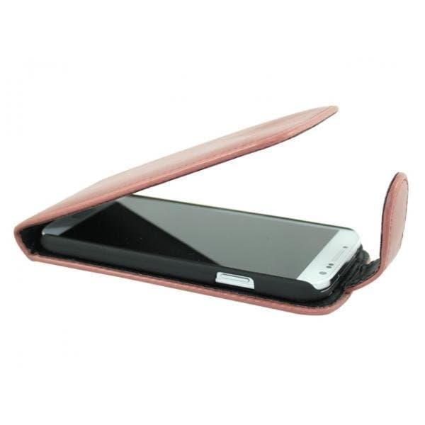 Samsung Galaxy S4 - DeLuxe Leather Fodral - Rosa Pink