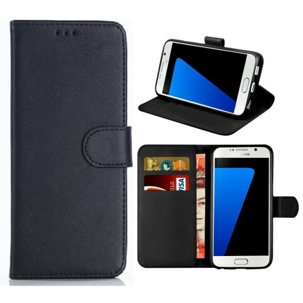 Samsung Galaxy S21 FE 5G - Kirjakotelo Mobiililompakko, Musta Black