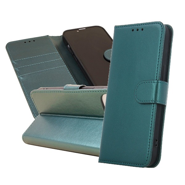 Samsung Galaxy A26 5G - Book Case Fodral Mobilplånbok Mörkgrön Dark green
