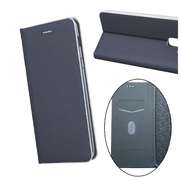 iPhone XS Max - Smart Venus Flip Case Mobiililompakko - Tummansininen Marine blue