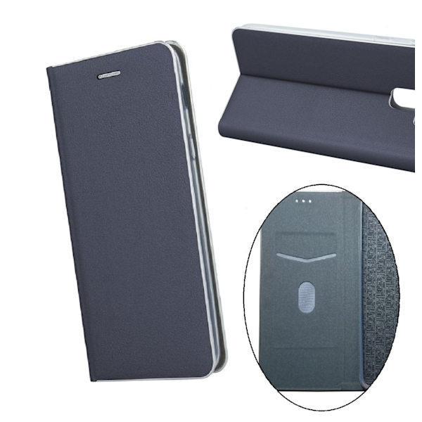 iPhone XS Max - Smart Venus Flip Case Mobilplånbok -Marinblå Marinblå