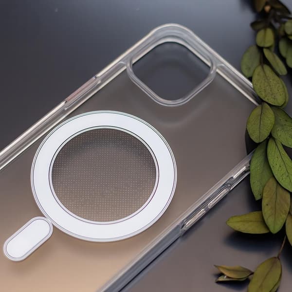 iPhone 15 Plus - MagSafe Extra Stöttåligt Slim Mjuk Skal Transparent