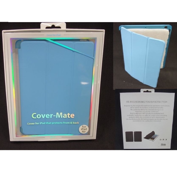 iPad Air-1 - Ohut magneettinen huippulaadukas kotelo Blue