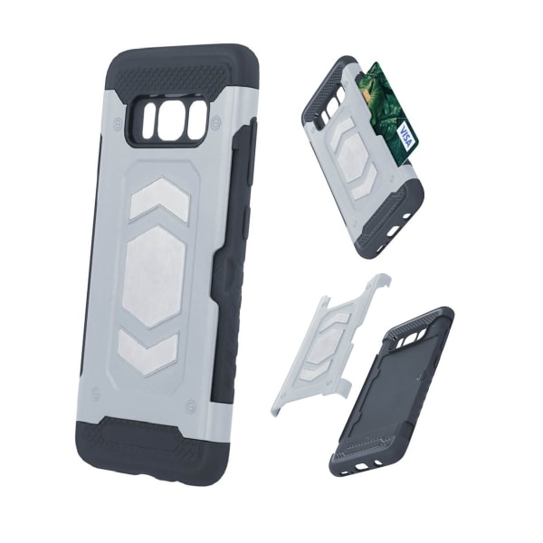 iPhone 6 Plus / 6s Plus Defender Card Case - Sølv Silver