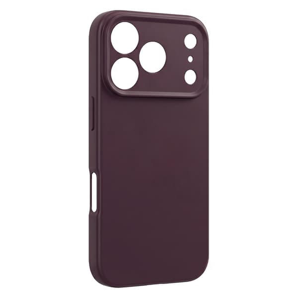 iPhone 18 Pro / iPhone 17 Pro - Silicon Matt TPU Mjuk Skal - Dark Cherry multifärg