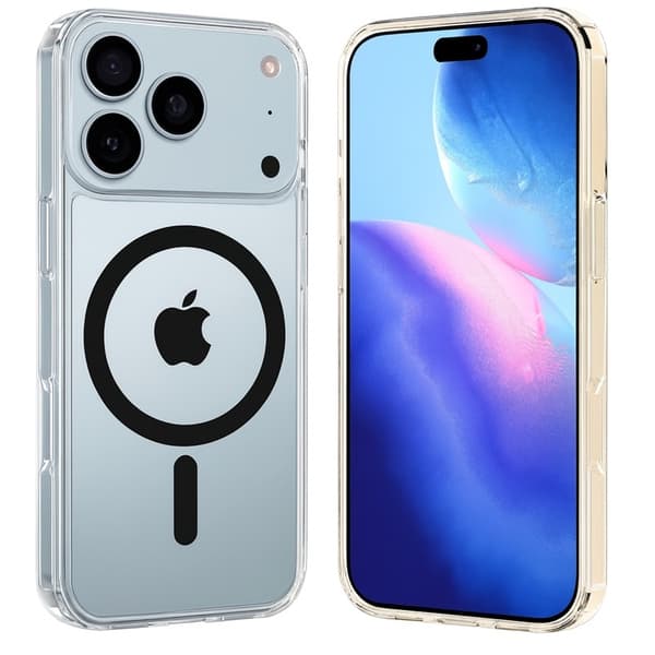 iPhone 17 Pro - MagSafe Kompatibel Extra Stöttåligt Slim Skal Transparent