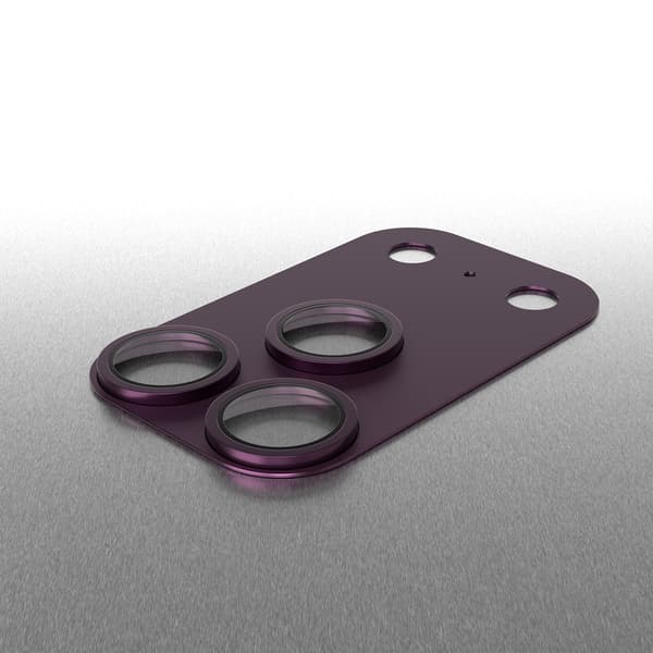 iPhone 18 Pro / 18 Pro Max – Etteri Full Kameraskydd 9H – Dark Cherry Multicolor