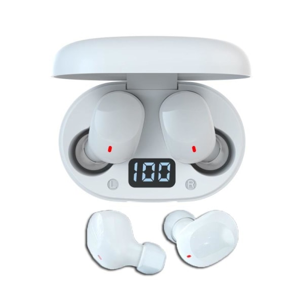 DEVIA JOY TWS Bluetooth V5.0 langattomat kuulokkeet latauskotelolla - valkoinen White