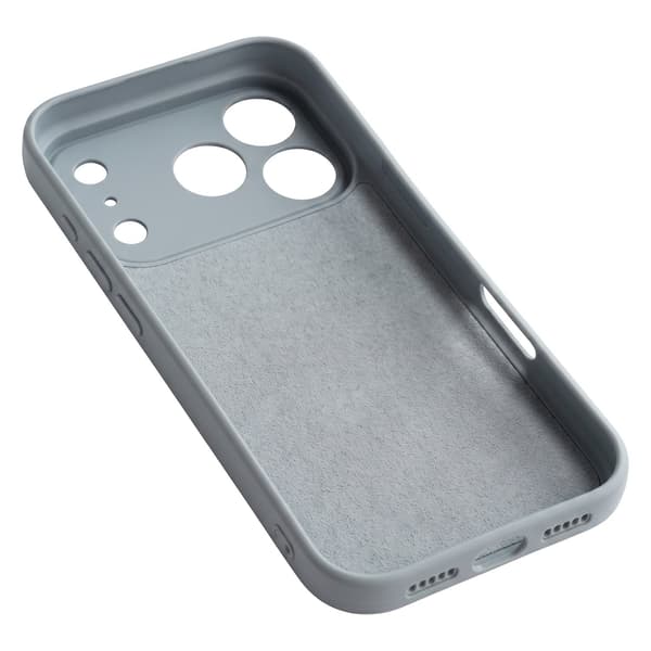 iPhone 18 Pro / iPhone 17 Pro - Silicon Matt TPU Mjuk Skal - Silver Silver
