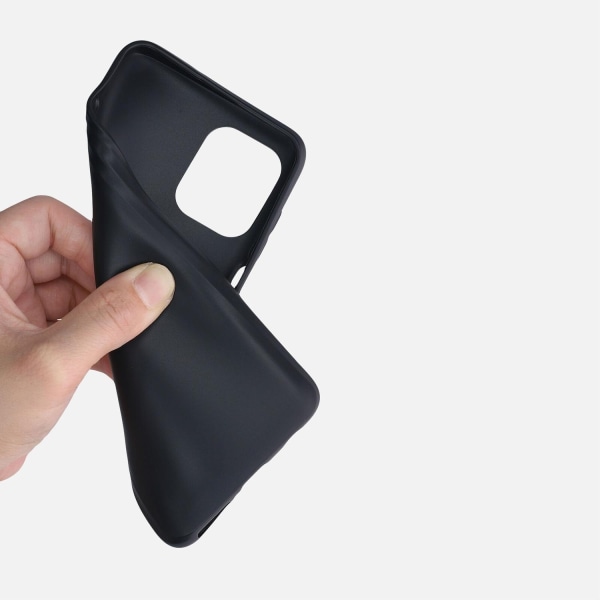 Google Pixel 7a - Matte TPU Soft Case - Sort Black