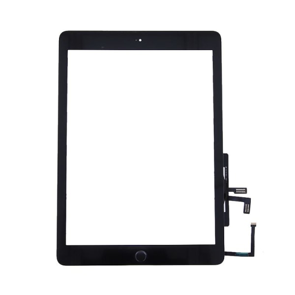 Kosketuslevy iPad 5 9,7" 2017 (A1822, A1823) - musta Transparent