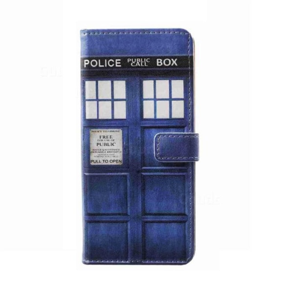 Samsung Galaxy S9 - Police Box Case -matkapuhelinlompakko - sininen Blue