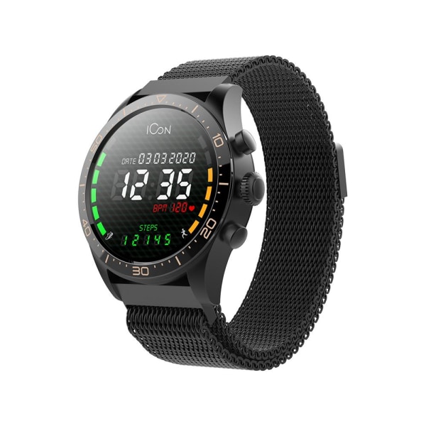 FOREVER ICON AW-100 AMOLED Smartwatch Black