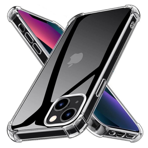 iPhone 14 - Bumper Extra Stöttåligt Slim Mjuk Skal Transparent