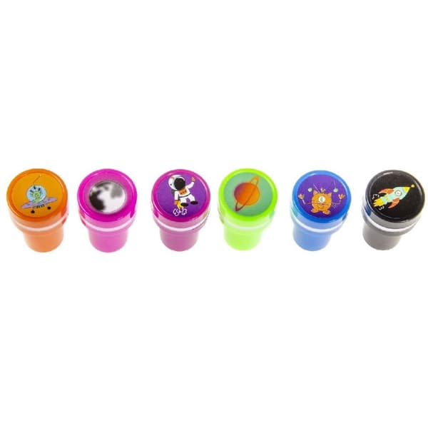 6 erilaista postimerkkiä lapsille Itsevärjätyt postimerkit Multicolor