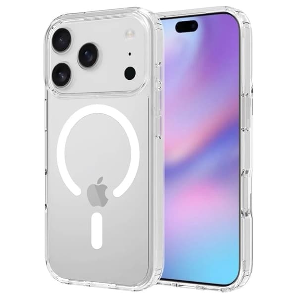 iPhone 17 Pro Max - MagSafe Extra Stöttåligt Mjuk Skal Transparent
