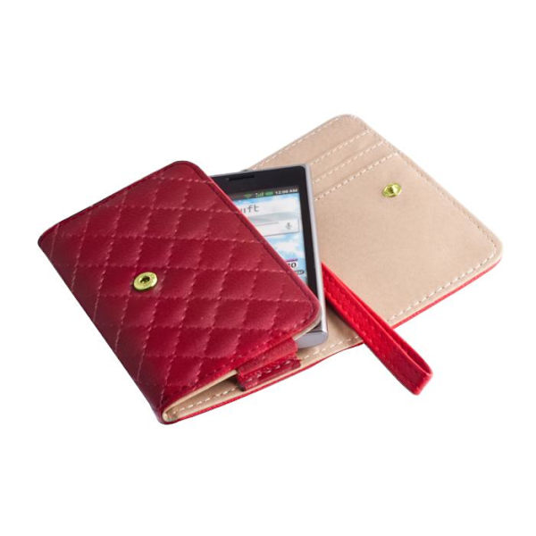 Universal Stylish Pouch Mobilplånbok för Mobil Storlek till 6" Red