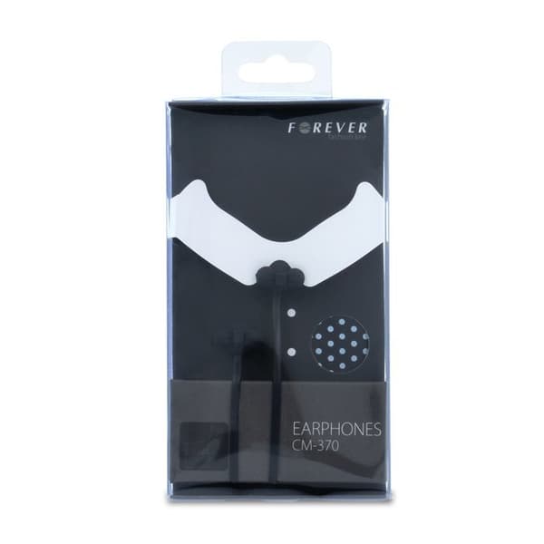 Forever CM-370  Bow Tie In-ear hörlurar Black
