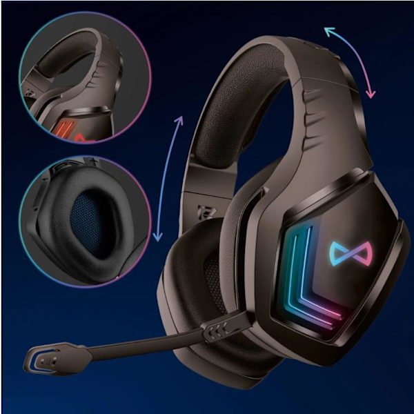 Forever Bluetooth On-Ear GHS-700 Trådlösa Hörlurar noise cancellation Black