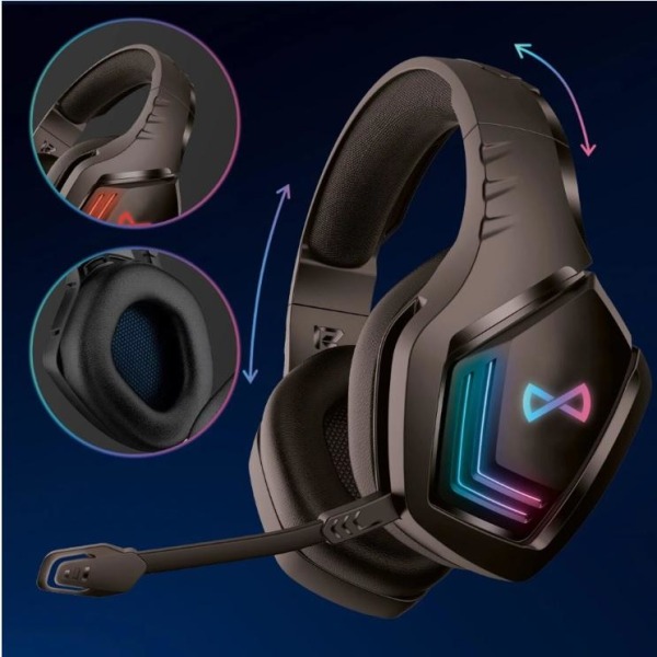Forever Bluetooth On-Ear GHS-700 trådløse hovedtelefoner støjreducerer Black