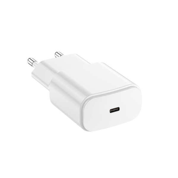 Snabbladdare 20W PD USB-C för iPhone 11/12/13/14, Samsung Vit