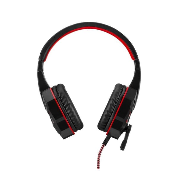 Gaming Headset Hörlurar AULA Prime Stereo Basic - Svart/Röd Röd