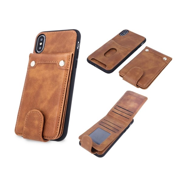 Samsung Galaxy S9 - Fickfodral Bakstycket - Brun Brun