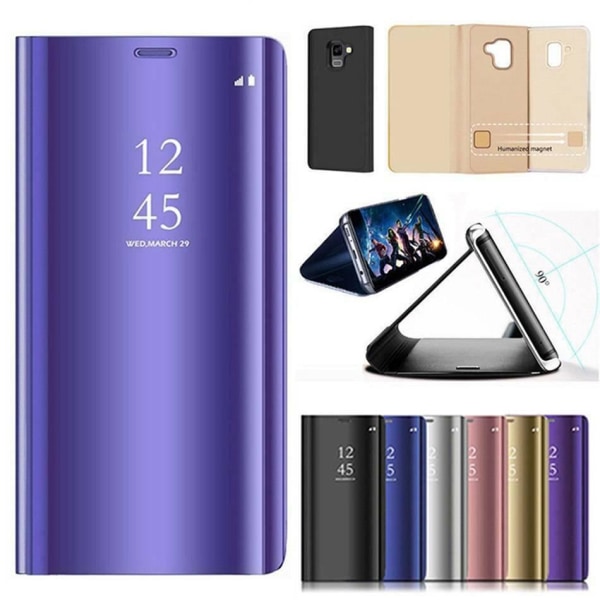 Samsung Galaxy A54 5G - Smart Clear View Fodral - Blå Blå