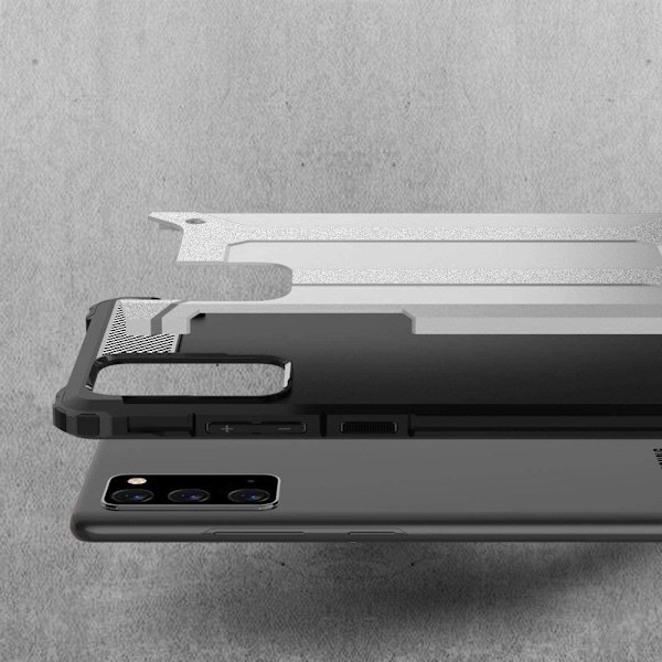 Samsung Galaxy Note 20 Ultra - Hybrid Armor Rugged Skal - Svart Black