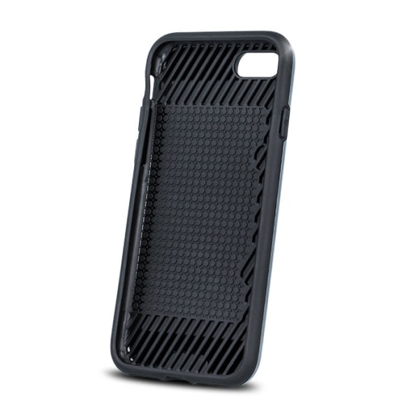 iPhone XR - Defender Card Case - Sølv Black