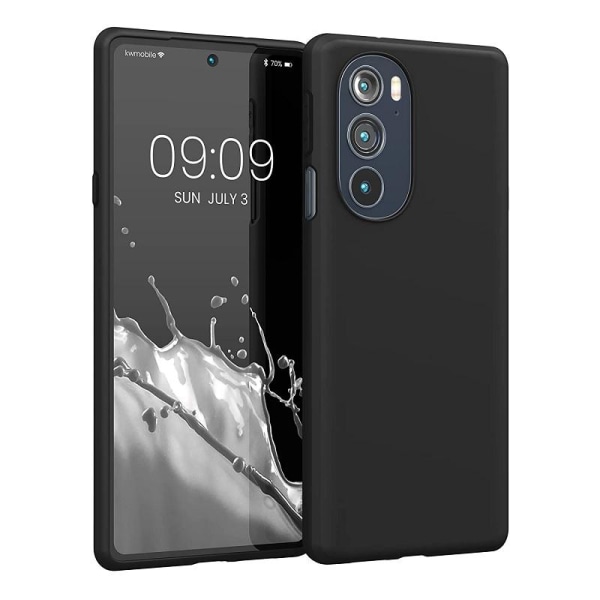 Motorola Edge 30 PRO 5G - 3mk Matta TPU pehmeä kansi - musta Black