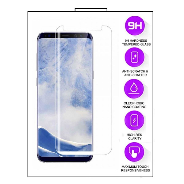 Motorola Moto G9 Plus  - Transparent Slim Skal + Härdat Glas Transparent