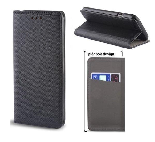 Motorola Edge 20 Lite 5G - Smart Magnet Mobilplånbok - Svart Svart