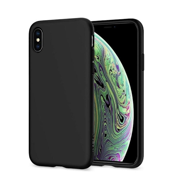 iPhone XR - Matt TPU Mjuk Skal - Svart Svart