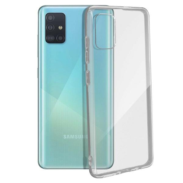 Samsung Galaxy A02S - Läpinäkyvä ohut kansi Transparent