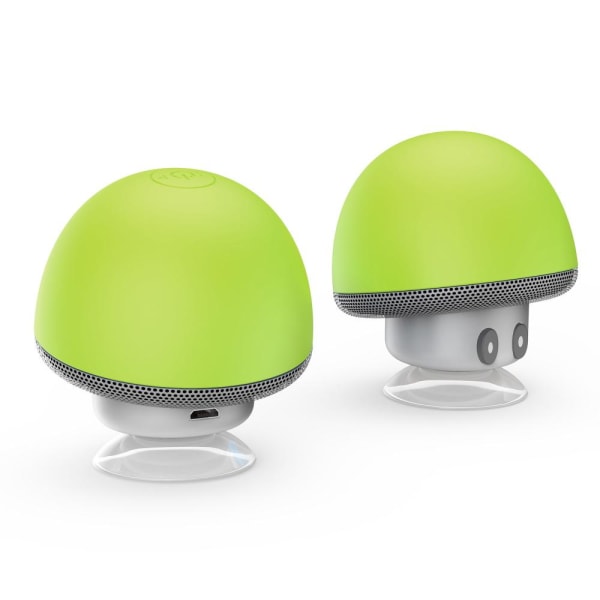 Trådlös Portable Bluetooth Högtalare med Mikrofonen Mobilhållare Grön