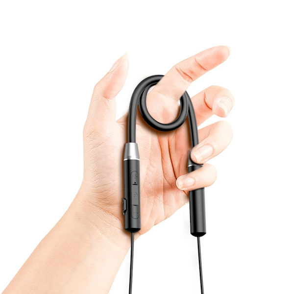 Bluetooth Smart Trådlös Handsfree Magnetic Neckband XO Svart