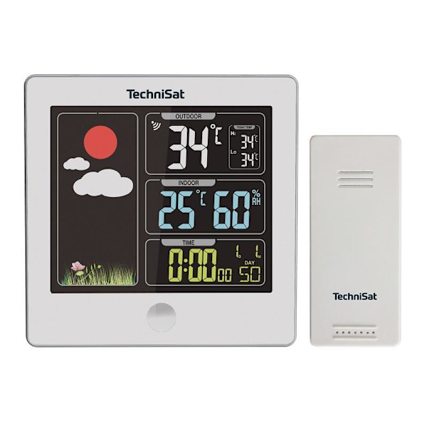 Technisatin sääasema herätyskellolla IMETEO X2 White