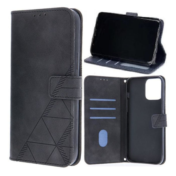 Samsung Galaxy A04s - Book Case Fodral Mobilplånbok Svart Svart